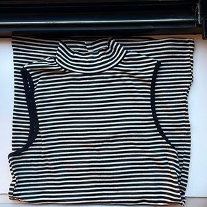 Gap striped mock neck tank